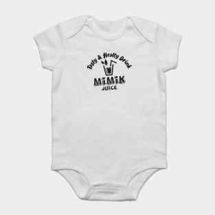 Mimik Juice Logo Black Baby Bodysuit